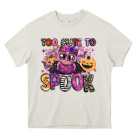 Cream wicked cute too cute to spook Heavy Core Tee - BarkalooDesign