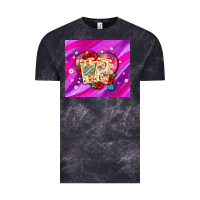 Cloud Black valentines day playing cards and pearl watercolor Vintage Tee - AdoDesignShop