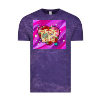 Cloud Purple valentines day playing cards and pearl watercolor Vintage Tee - AdoDesignShop