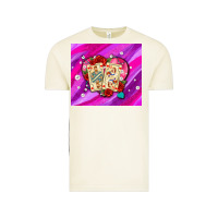Vintage Arctic valentines day playing cards and pearl watercolor Vintage Tee - AdoDesignShop