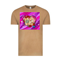 Vintage Camel valentines day playing cards and pearl watercolor Vintage Tee - AdoDesignShop