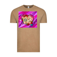 Vintage Coffee valentines day playing cards and pearl watercolor Vintage Tee - AdoDesignShop