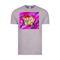 Vintage Zinc valentines day playing cards and pearl watercolor Vintage Tee - AdoDesignShop