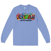 Colony Blue autism awtizuhm noun Long Sleeve Tee - MaliasSmallBusiness
