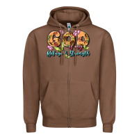 Chestnut god is my refuge and strength Zipper Hoodie - MaliasSmallBusiness
