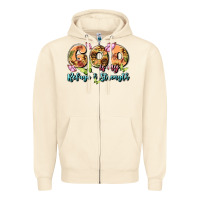 Sandshell god is my refuge and strength Zipper Hoodie - MaliasSmallBusiness