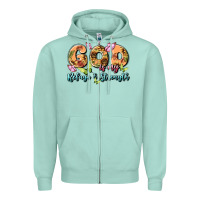 Seafoam god is my refuge and strength Zipper Hoodie - MaliasSmallBusiness