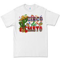 White cinco de mayo cactus Premium Tee - Zillion Design Studio