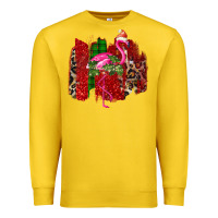 Lemon Christmas Flamingo Premium Sweatshirt - Bettercallsaul