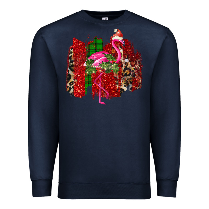 Christmas Flamingo Premium Sweatshirt by Bettercallsaul | Teevron