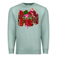 Seafoam Christmas Flamingo Premium Sweatshirt - Bettercallsaul