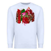 White Christmas Flamingo Premium Sweatshirt - Bettercallsaul