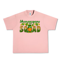 Salmon shenanigans squad gnomes shamrock gold leopard glitter Urban Heavy Tee - Artiststas