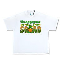 White shenanigans squad gnomes shamrock gold leopard glitter Urban Heavy Tee - Artiststas