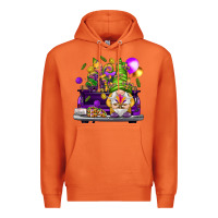 Carrot Mardi Gras gnome on the truck Premium Hoodie - NancyCooperArtShop