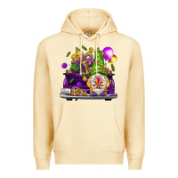 Pina Colada Mardi Gras gnome on the truck Premium Hoodie - NancyCooperArtShop