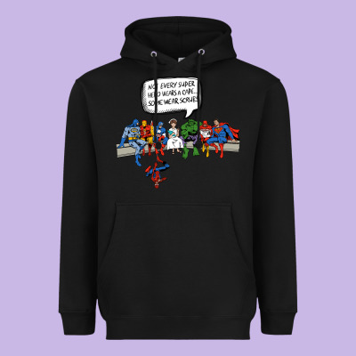 Superheros Heavyweight Hoodie Designed By Bettercallsaul