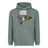 Sage Superheros Heavyweight Hoodie - Bettercallsaul
