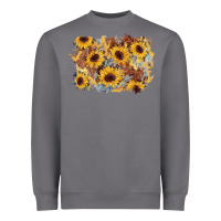 Storm sunflower glitter leather background Heavyweight Sweatshirt - AdoDesignShop