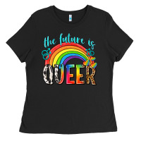 Black the future is queer Ladies Tee - texasbilliewilder