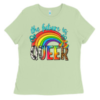 Matcha the future is queer Ladies Tee - texasbilliewilder