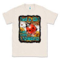 Natural Western Just A Girl Who Loves Ladybug Classic Tee - LillyAllenDesigns