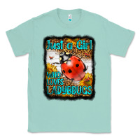 Seafoam Western Just A Girl Who Loves Ladybug Classic Tee - LillyAllenDesigns