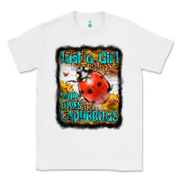 White Western Just A Girl Who Loves Ladybug Classic Tee - LillyAllenDesigns