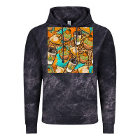 Cloud Black autumn cupcakes seamless pattern Vintage Hoodie - BundleAndBundleShop