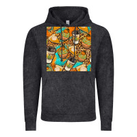 Vintage Arctic autumn cupcakes seamless pattern Vintage Hoodie - BundleAndBundleShop