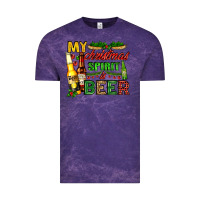Cloud Purple my christmas spirit is beer with beer bottles Vintage Tee - AdoDesignShop
