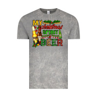 My Christmas Spirit Is Beer With Beer Bottles Vintage Tee | Teevron