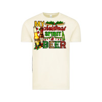 Vintage Arctic my christmas spirit is beer with beer bottles Vintage Tee - AdoDesignShop