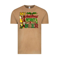 Vintage Camel my christmas spirit is beer with beer bottles Vintage Tee - AdoDesignShop