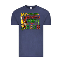 Vintage Denim my christmas spirit is beer with beer bottles Vintage Tee - AdoDesignShop