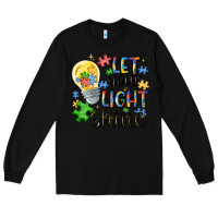 Black let your light shine Long Sleeve Tee - MaliasSmallBusiness