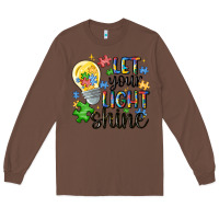 Chestnut let your light shine Long Sleeve Tee - MaliasSmallBusiness