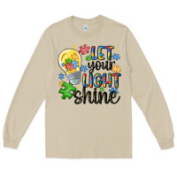 Mushroom let your light shine Long Sleeve Tee - MaliasSmallBusiness