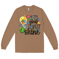 Toasted Coconut let your light shine Long Sleeve Tee - MaliasSmallBusiness