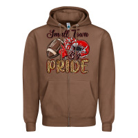 Chestnut small town big pride red Zipper Hoodie - MaliasSmallBusiness