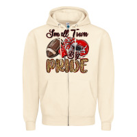 Sandshell small town big pride red Zipper Hoodie - MaliasSmallBusiness