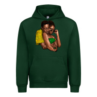 Forest Green Black couple Urban Hoodie - HowdyJamesFarm