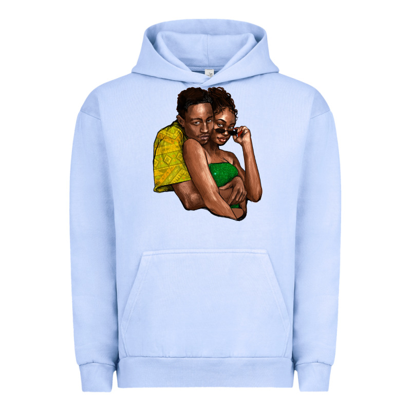 Black Couple Urban Hoodie by HowdyJamesFarm | Teevron