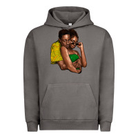Pigment Tornado Black couple Urban Hoodie - HowdyJamesFarm