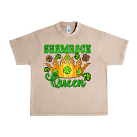 French Oak shamrock queen crown leopard glitter Urban Heavy Tee - Artiststas