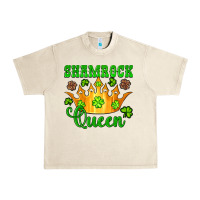 Sandshell shamrock queen crown leopard glitter Urban Heavy Tee - Artiststas