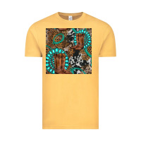 Vintage Mustard cowboy boot and gemstone Vintage Tee - BundleAndBundleShop
