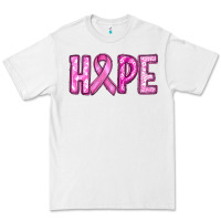 White breast cancer hope Premium Tee - RanaPortraitStore