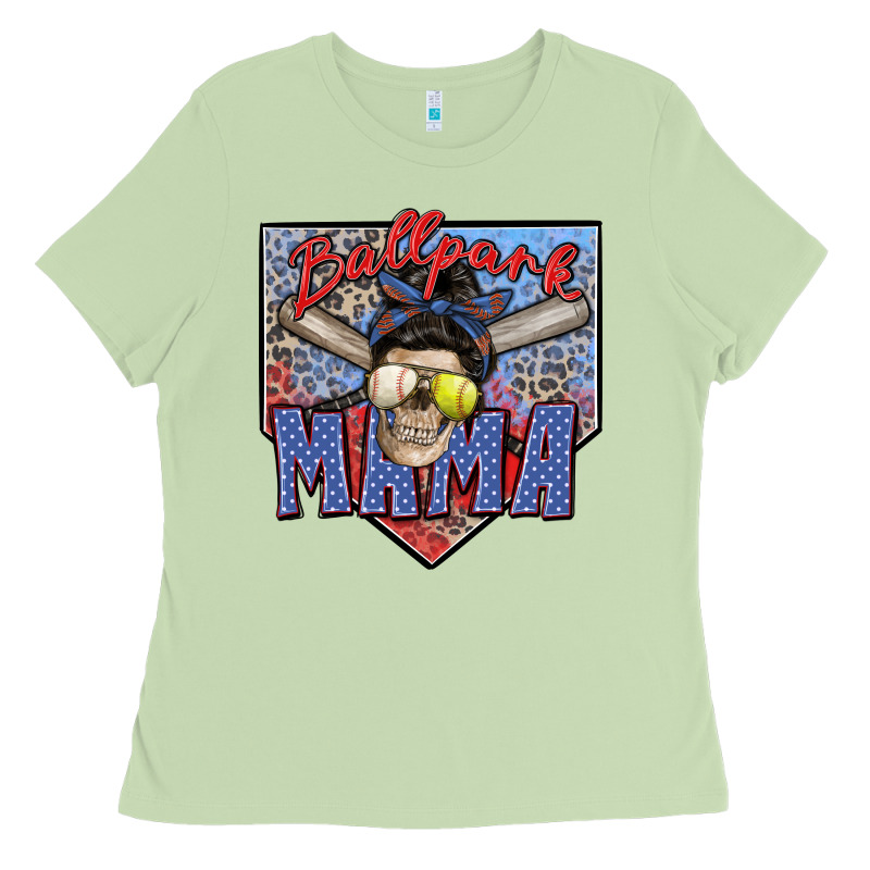 Ballpark Mama Ladies Tee by Zillion Design Studio | Teevron