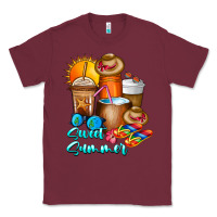 Burgundy Sweet Summer Classic Tee - CowhideDigitalArt